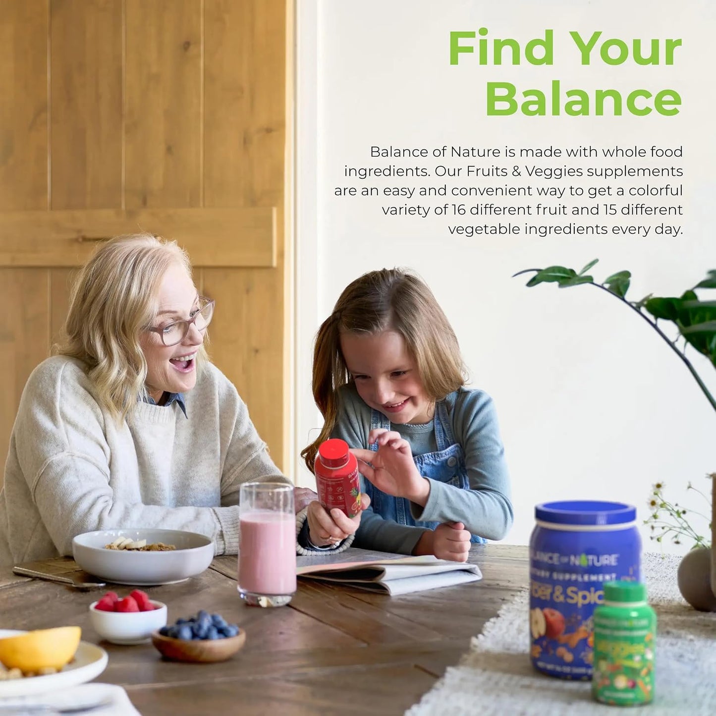 Balance of Nature – Fruit & Veggie Supplement Capsules- 3 set