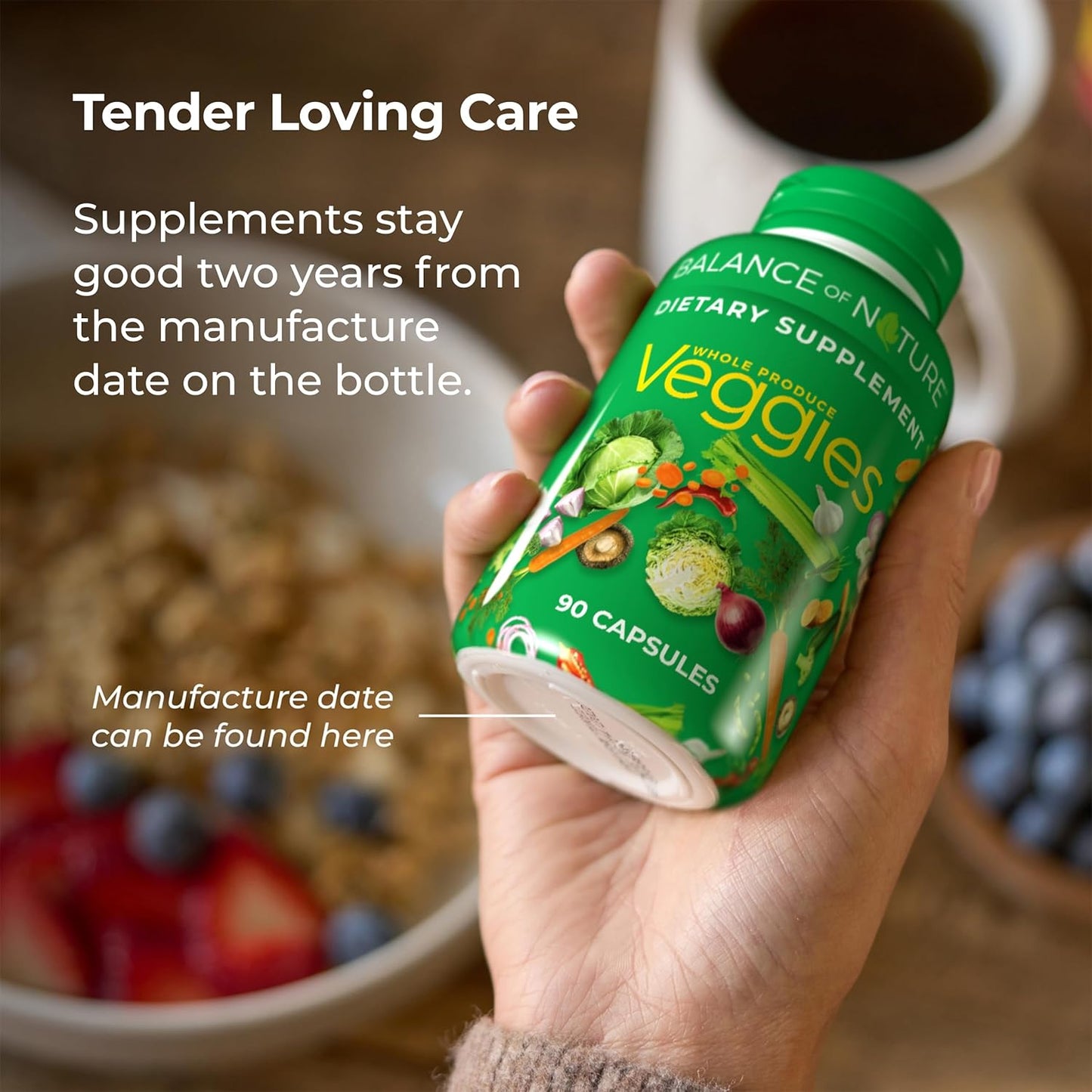 Balance of Nature – Fruit & Veggie Supplement Capsules- 3 set