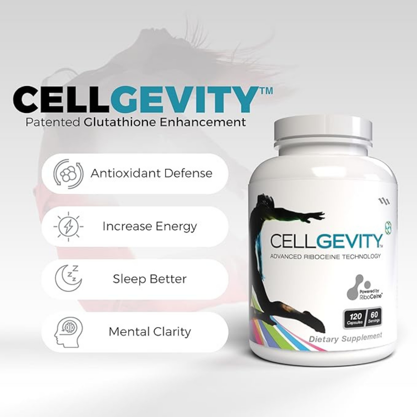 Cellgevity® Glutathione Boost – Advanced RiboCeine™ Cellular Defense