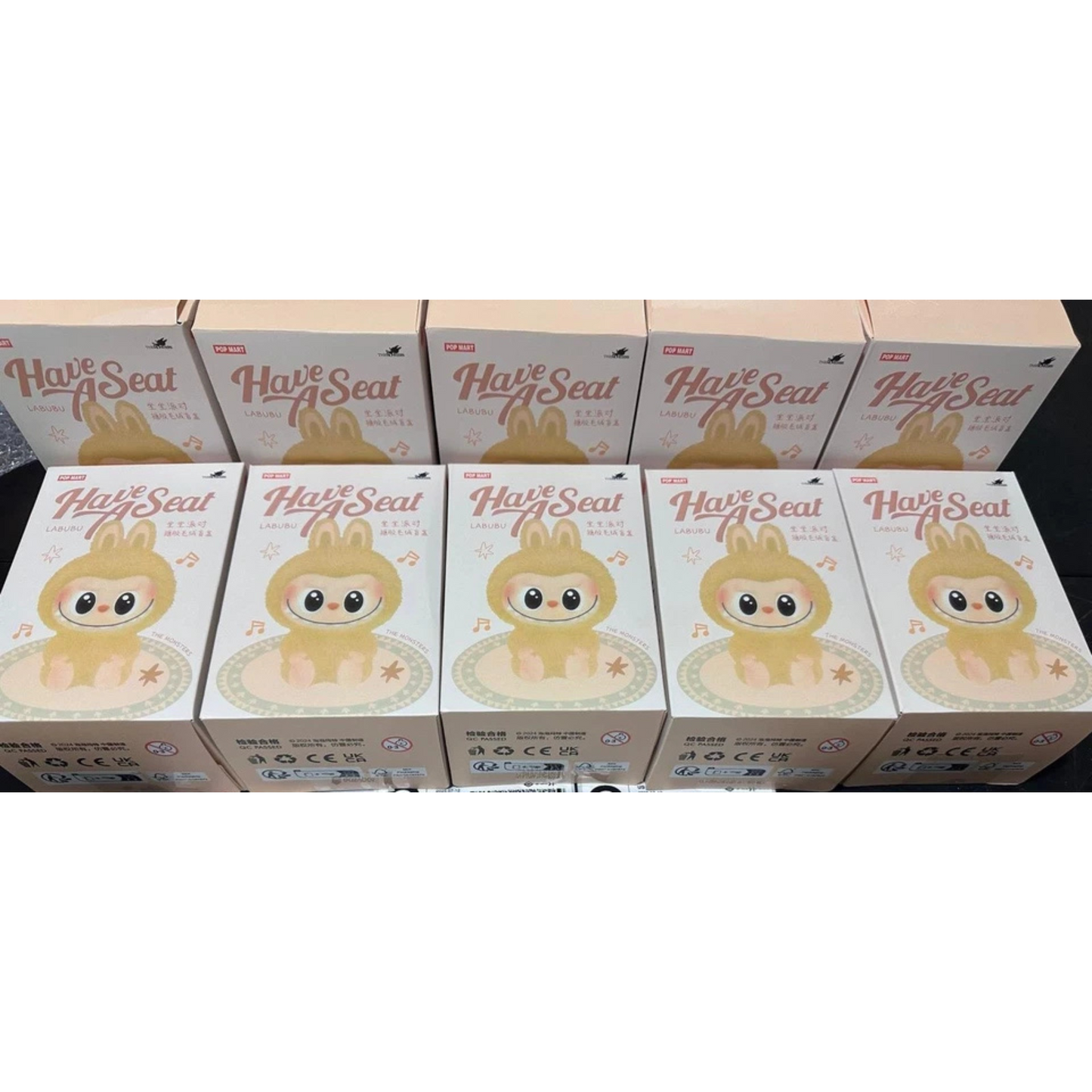 POP MART Labubu "The Monsters: Have a Seat" Vinyl Plush Blind Box – USA Authentic, Free Shipping