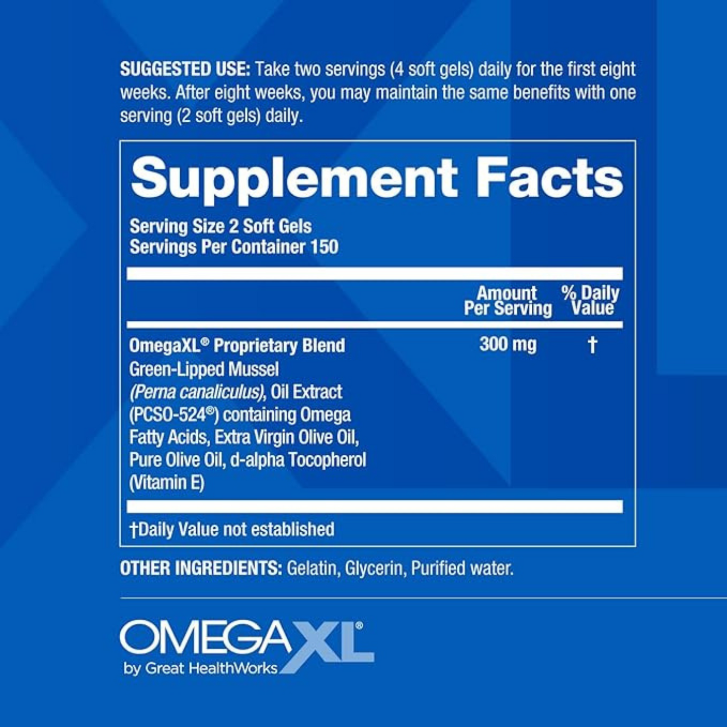 OmegaXL® Green-Lipped Mussel Formula – 300 Count