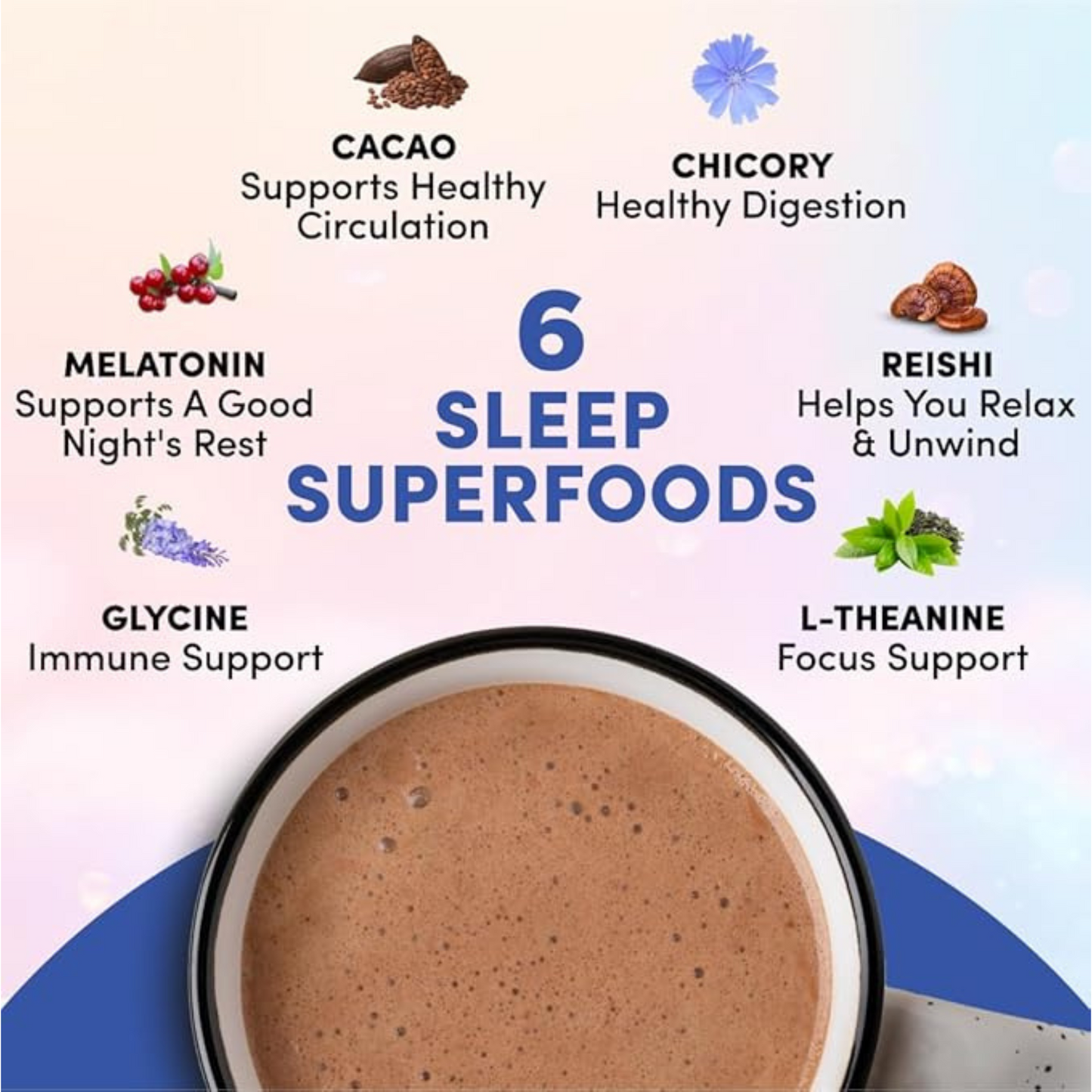 RYZE Sleep Cocoa™ – Relaxing Mushroom Blend for Deep Rest