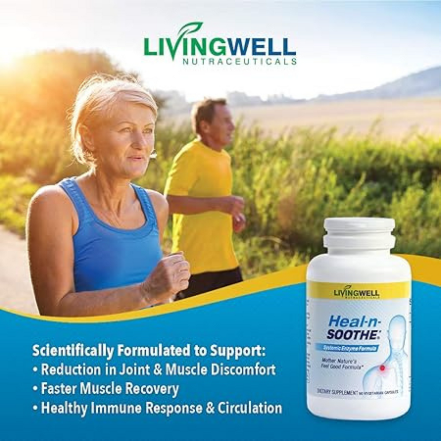 HEAL‑N‑SOOTHE Proteolytic Enzymes – Natural Joint Support Supplement
