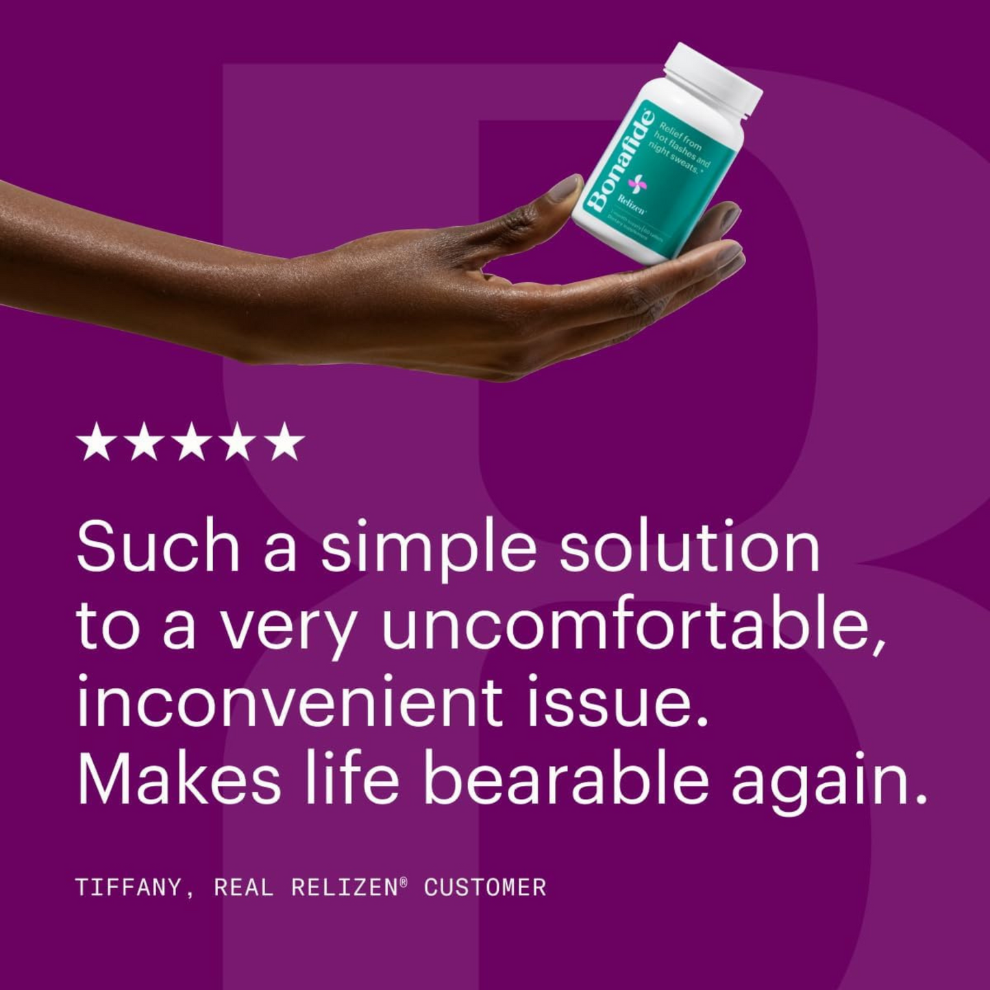 Relizen® Menopause Relief – Bonafide Plant-Based Hot Flash & Night Sweat Support