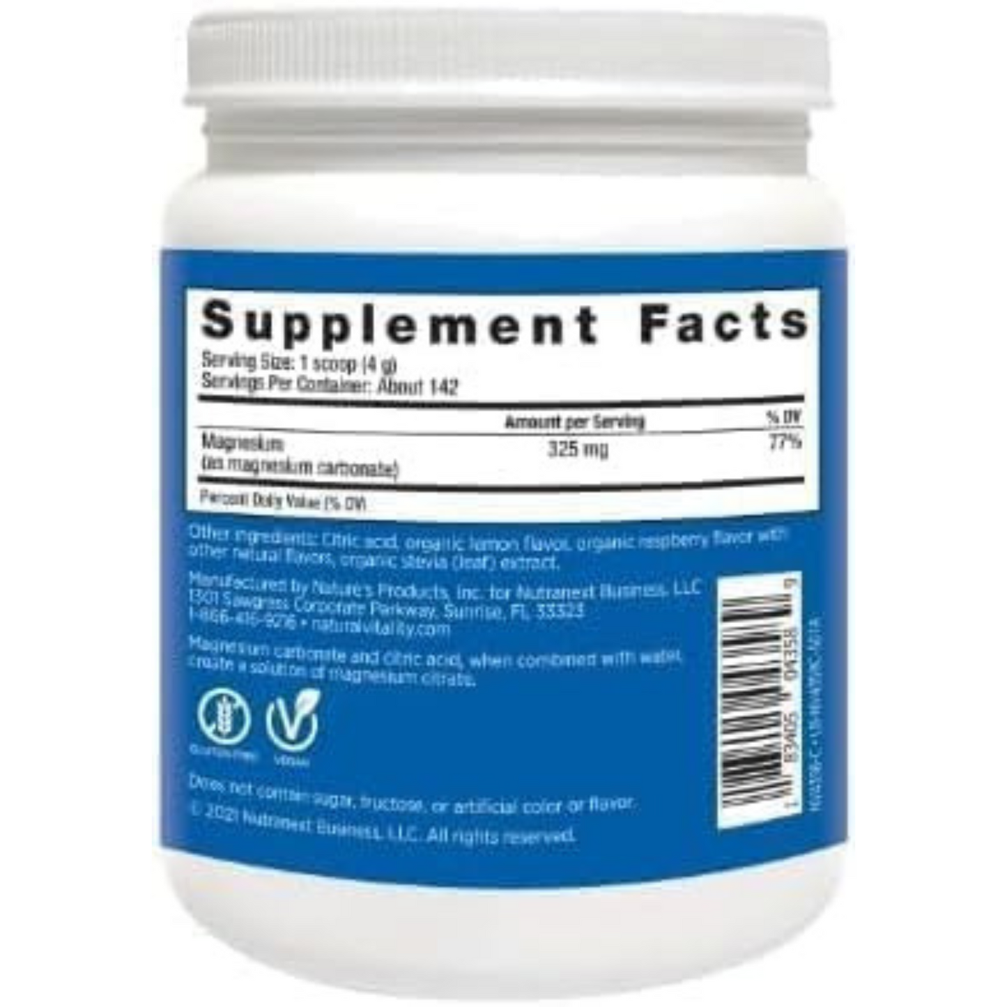 Calm & Restore™ – Raspberry Lemon Magnesium Drink Mix