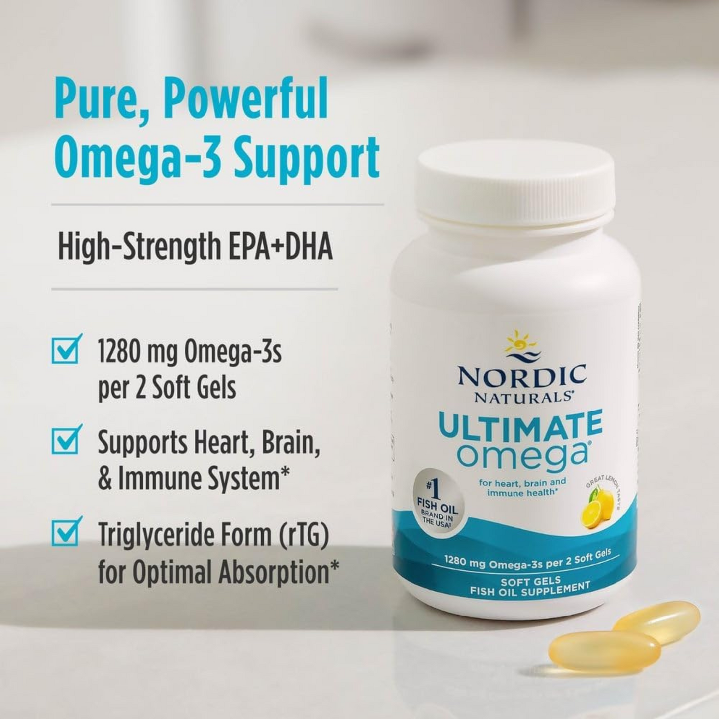 LemonLift Omega™ – Brain & Heart Support by Nordic Naturals