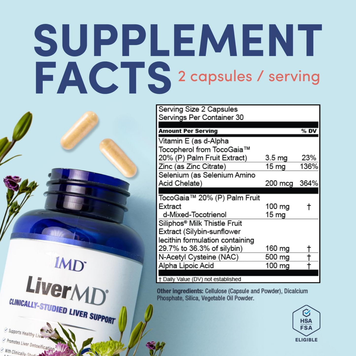 HepaGlow™ by 1MD – Advanced Liver Cleanse with NAC & Siliphos®