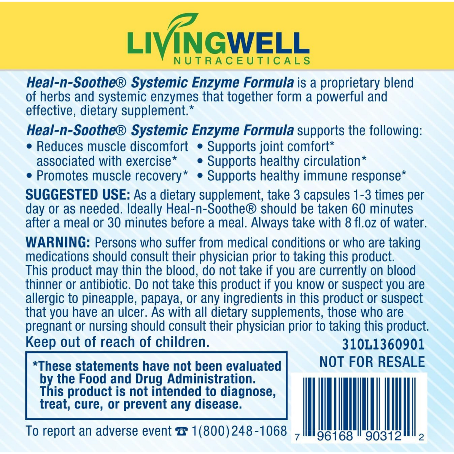 HEAL‑N‑SOOTHE Proteolytic Enzymes – Natural Joint Support Supplement
