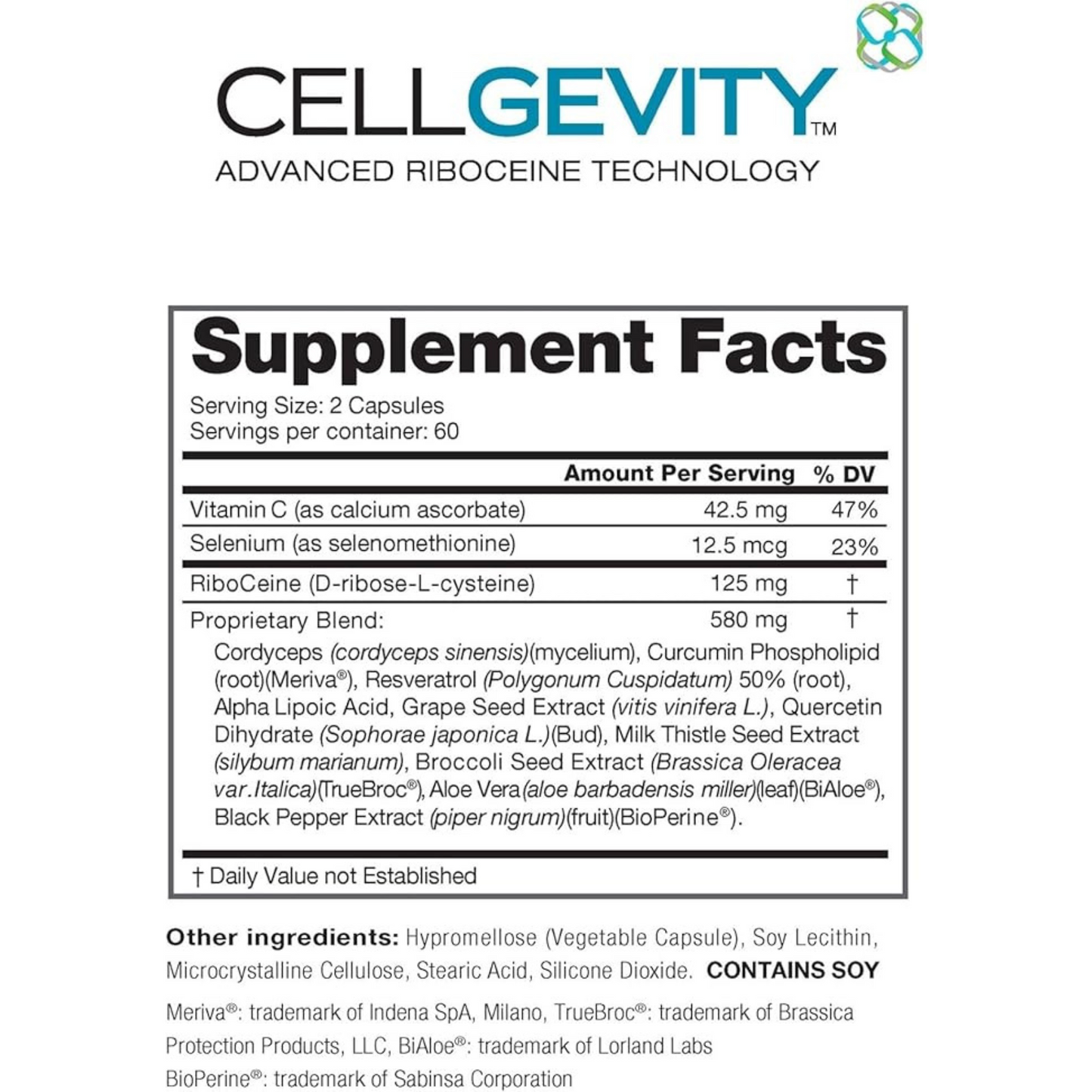 Cellgevity® Glutathione Boost – Advanced RiboCeine™ Cellular Defense