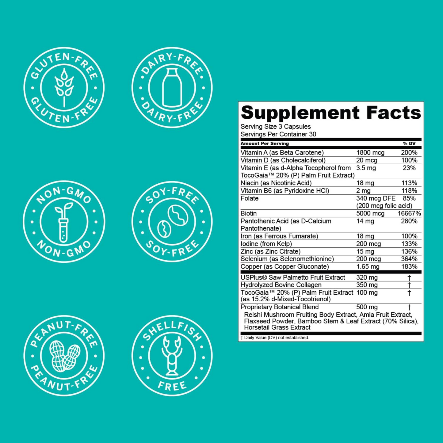 Hair La Vie Clinical+ – Advanced Hair Growth & Scalp Support Vitamins