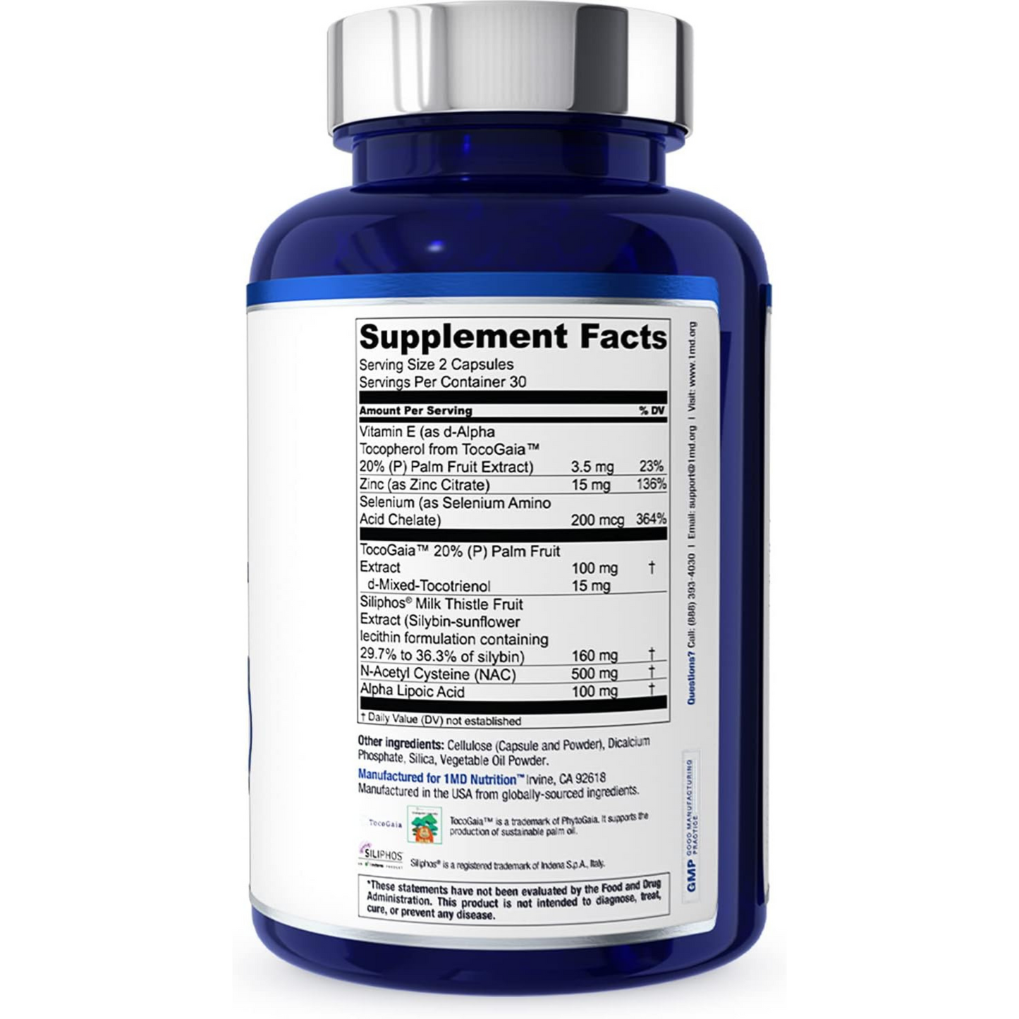 HepaGlow™ by 1MD – Advanced Liver Cleanse with NAC & Siliphos®