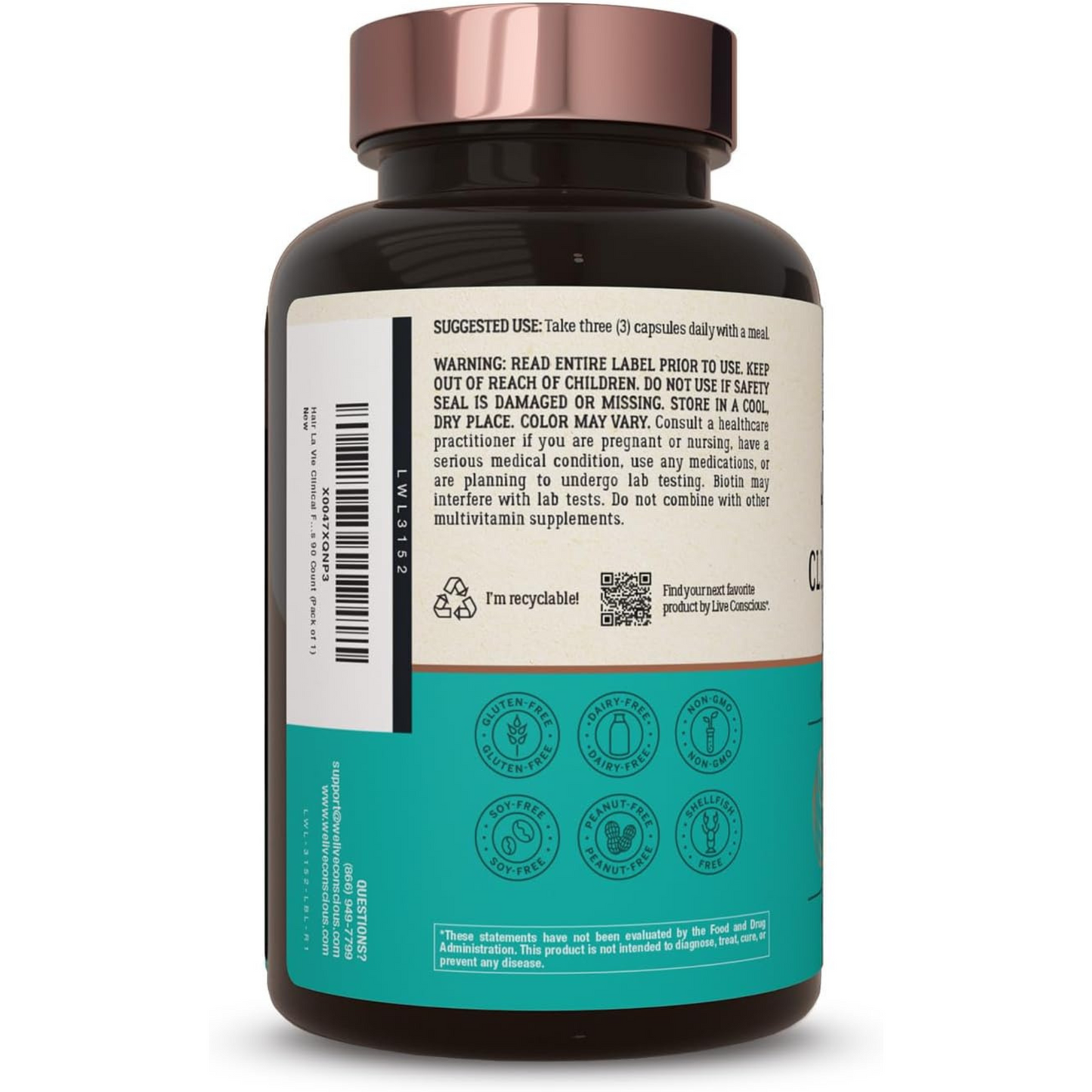 Hair La Vie Clinical+ – Advanced Hair Growth & Scalp Support Vitamins