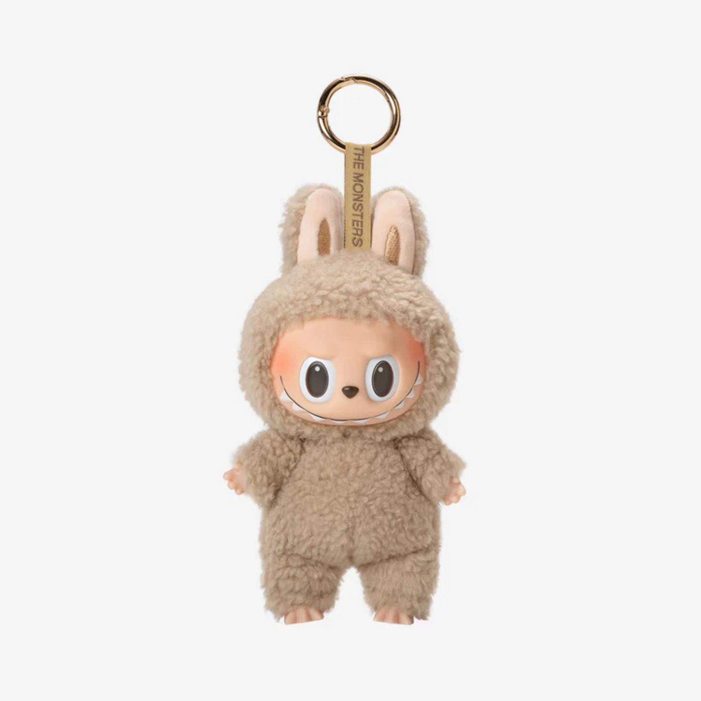 POP MART Labubu "Toffee" Plush Keychain – The Monsters Series Vol. 1 (Tasty Macarons)