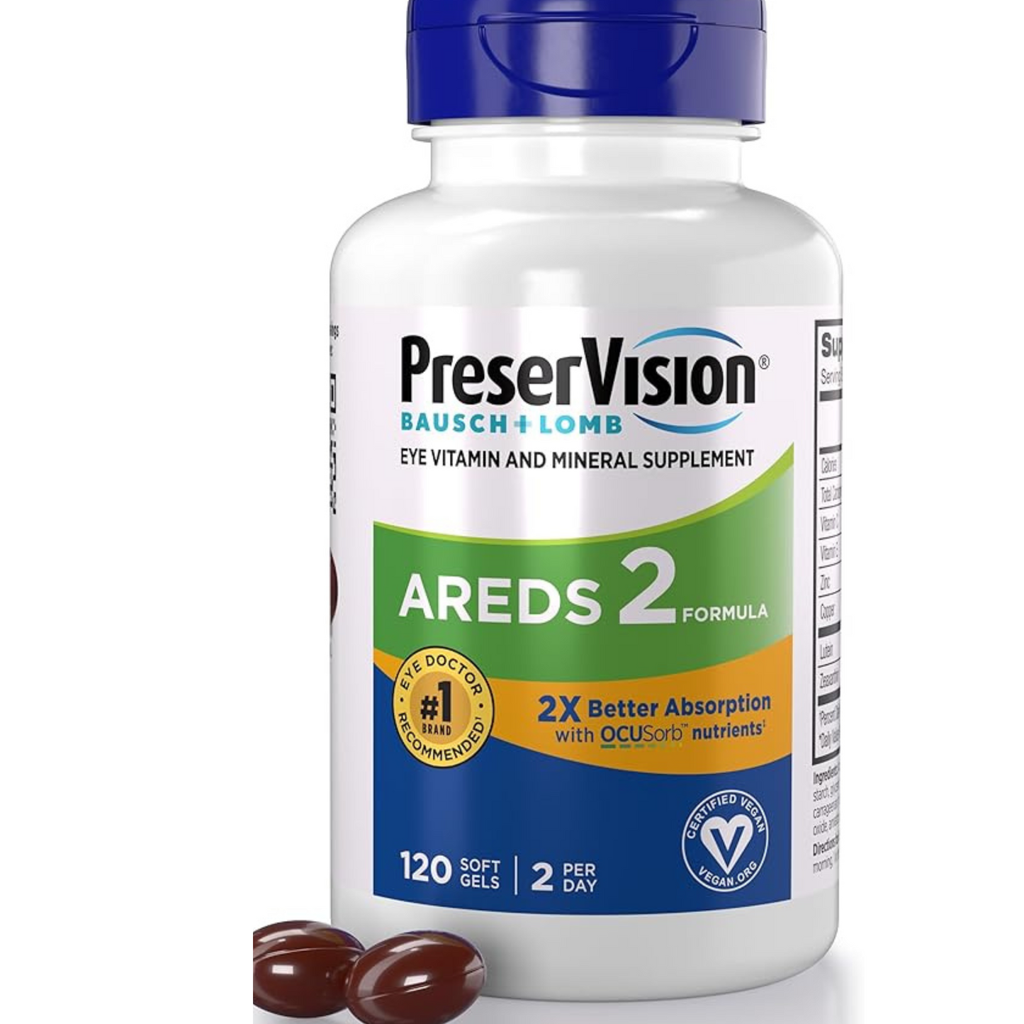 PreserVision® AREDS 2 Eye Vitamins – 120 Softgels