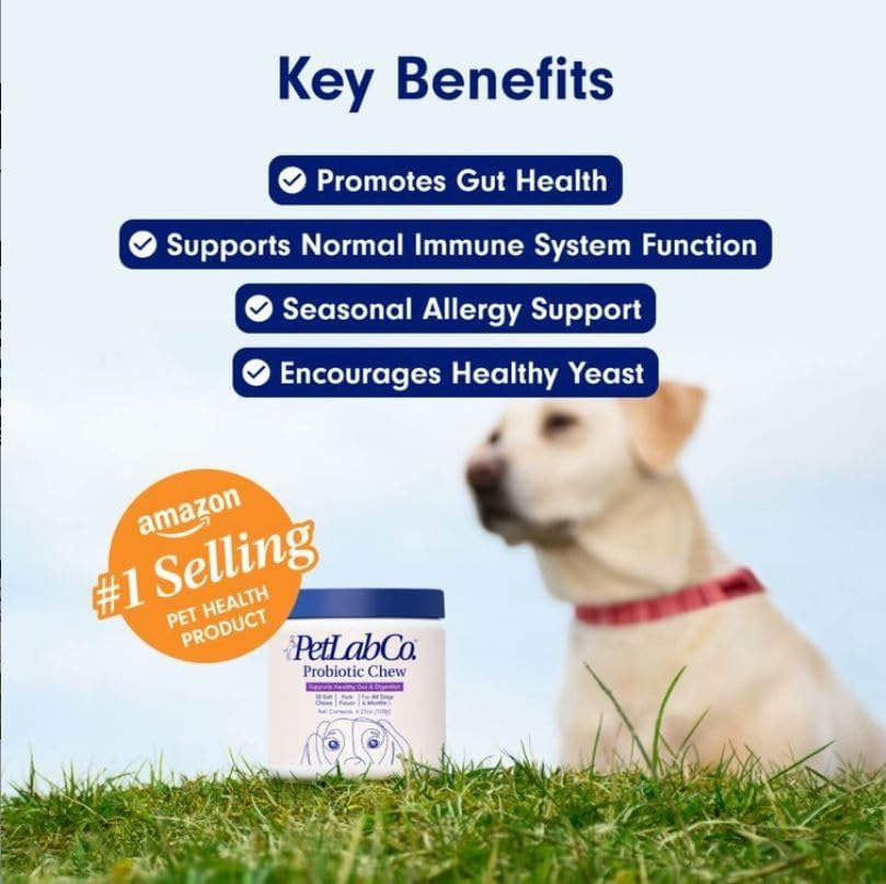 PetLab Co.® Dog Probiotic Chews – Pork Flavor – 30 ct