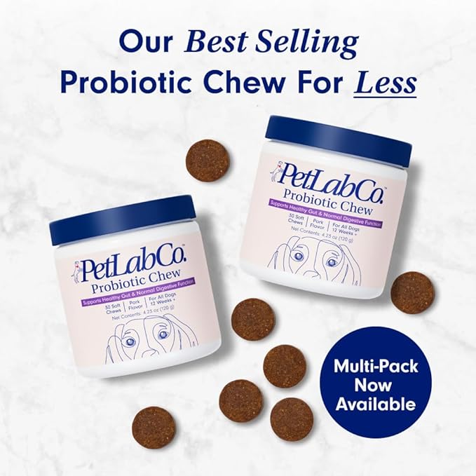 PetLab Co.® Dog Probiotic Chews – Pork Flavor – 30 ct