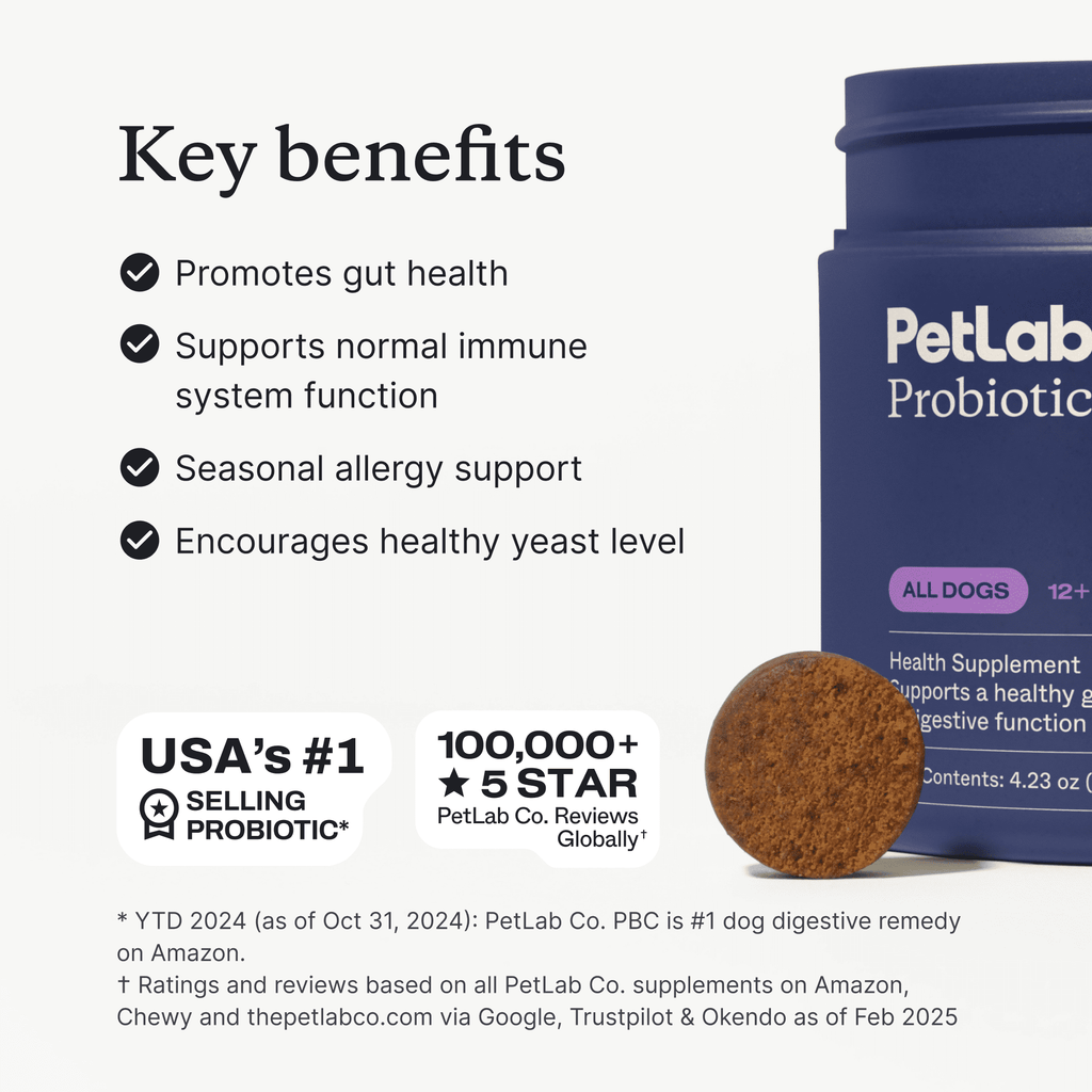 PetLab Co. Probiotic Chews, Delicious Soft Chew Probiotics For Dogs, 30 ct.
