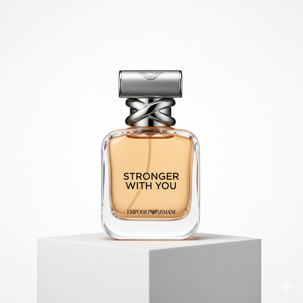 Armani Beauty - Stronger With You - Eau de Toilette - Cologne for Men - Warm Spicy Fragrance - Chestnut, Lavender, Tender Sage, Vanilla Notes