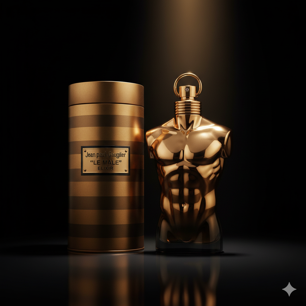 Le Male Elixir by Jean Paul Gaultier for Men 4.2 oz Parfum Spray