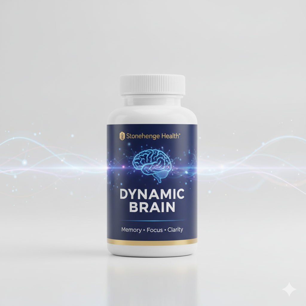 Stonehenge Health Dynamic Brain Supplement – New Formula with BacoMind for Memory Acquisition, Retention, & Recall with 40 Unique Nootropic: Choline, Phosphatidylserine, and Huperzine