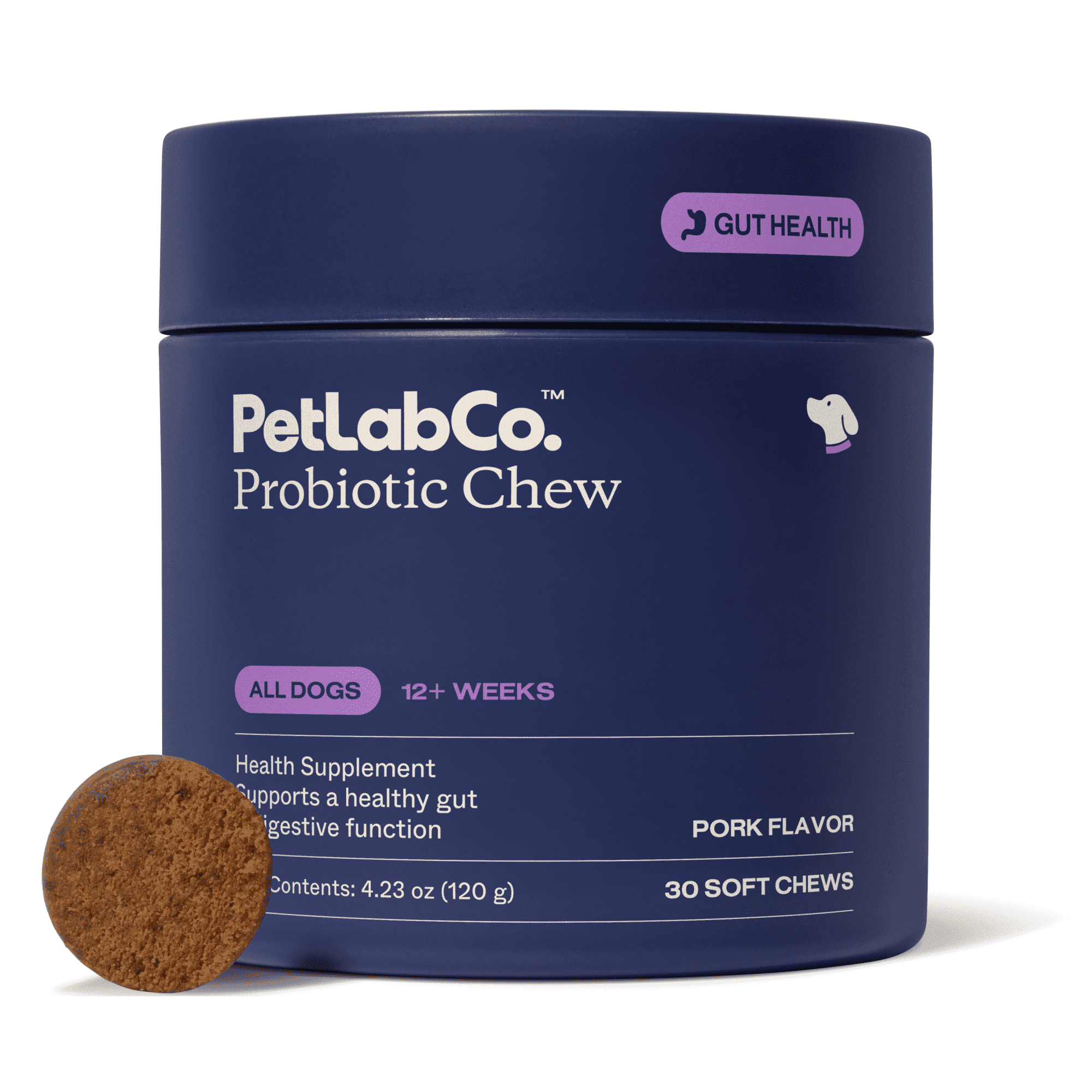 PetLab Co. Probiotic Chews, Delicious Soft Chew Probiotics For Dogs, 30 ct.