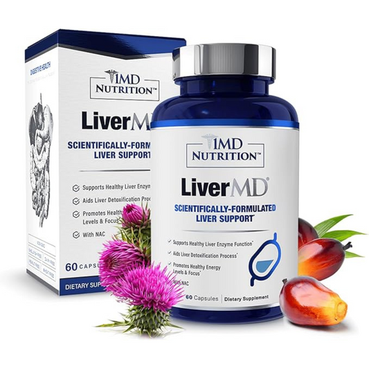 HepaGlow™ by 1MD – Advanced Liver Cleanse with NAC & Siliphos®