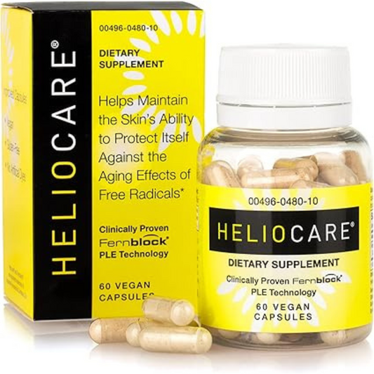 Heliocare 240mg Skin Care Dietary Supplement | Antioxidant Sun Protection | 60 Veggie Capsules
