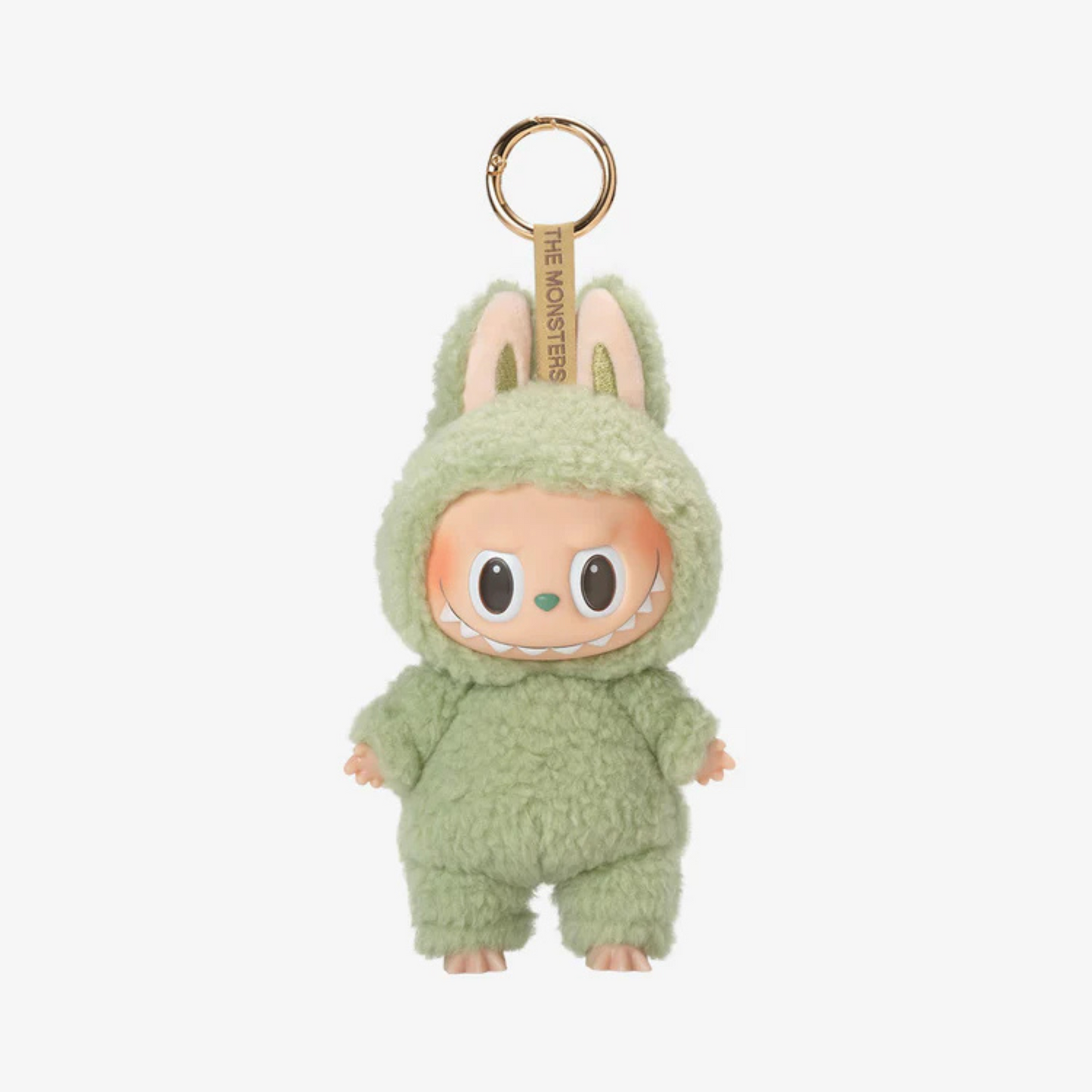 POP MART Labubu “Green Grape” Plush Keychain – The Monsters Series Vol. 1 (Exciting Macarons)