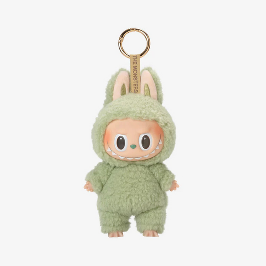POP MART Labubu “Green Grape” Plush Keychain – The Monsters Series Vol. 1 (Exciting Macarons)