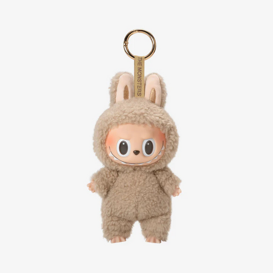 POP MART Labubu "Toffee" Plush Keychain – The Monsters Series Vol. 1 (Tasty Macarons)