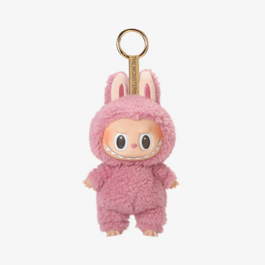 POP MART Labubu “Lychee Berry” Plush Keychain – The Monsters Series Vol. 1 (Tasty Macarons)