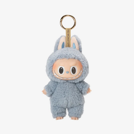 POP MART Labubu “Sea Salt Coconut” Plush Keychain – The Monsters Series Vol. 1 (Exciting Macarons)