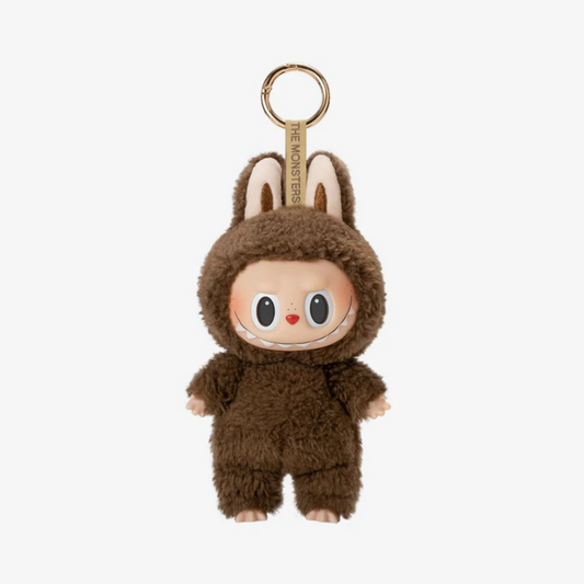 POP MART Labubu “Chestnut Cocoa” Secret Edition Plush Keychain – The Monsters Series Vol. 1 (Exciting Macarons)