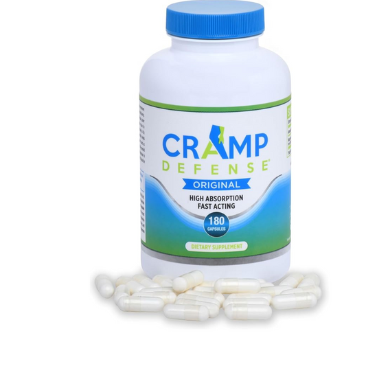 Cramp Defense® Magnesium for Leg Cramps, Muscle Cramps & Muscle Spasms – 180 Capsules