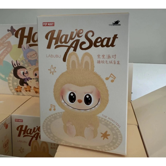 POP MART Labubu "The Monsters: Have a Seat" Vinyl Plush Blind Box – USA Authentic, Free Shipping