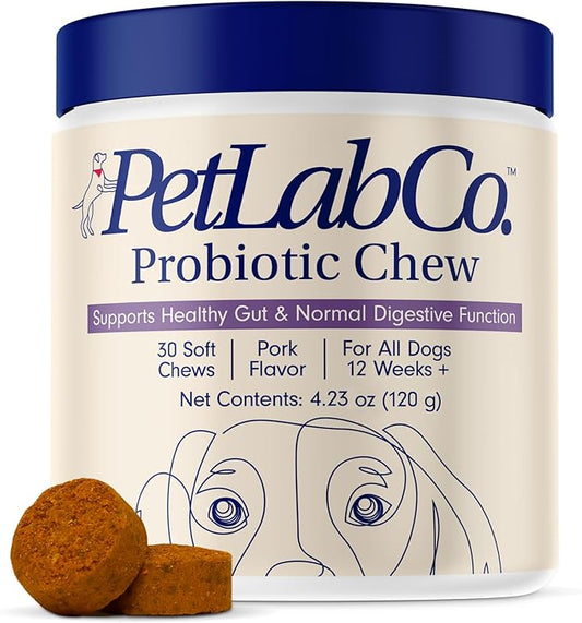 PetLab Co.® Dog Probiotic Chews – Pork Flavor – 30 ct