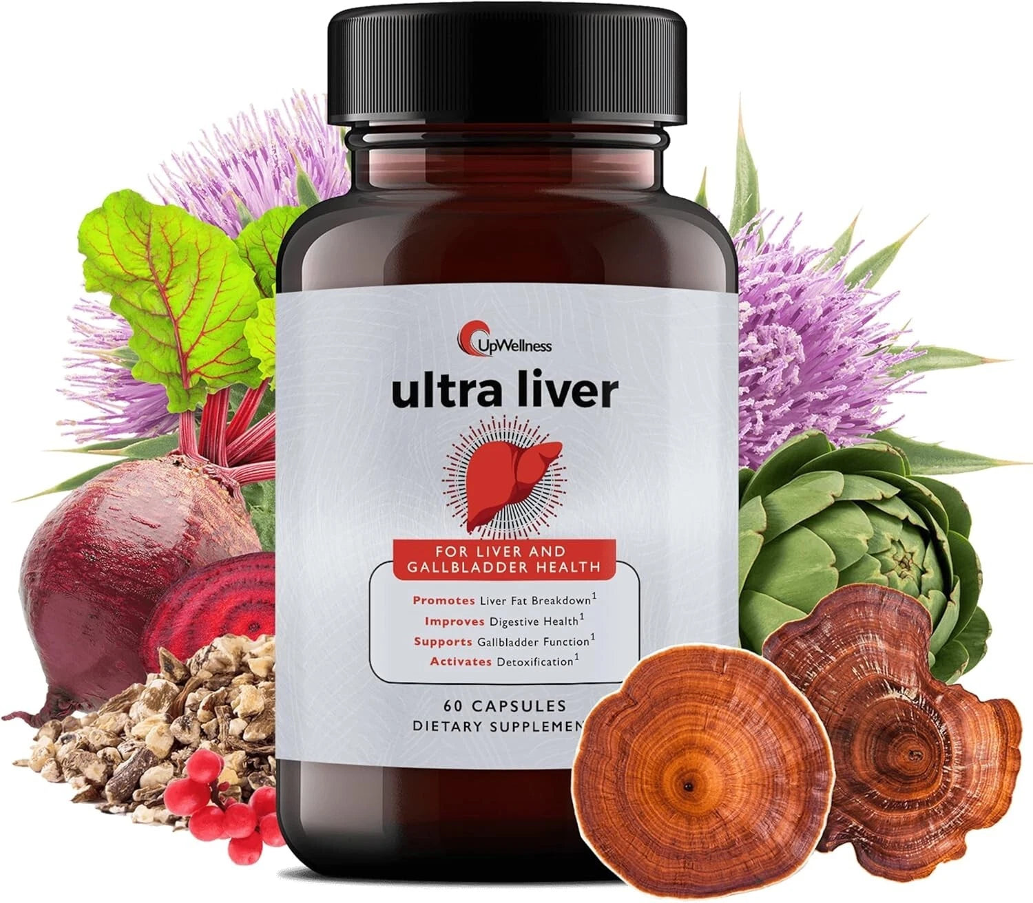UpWellness Ultra Liver Supplement for Liver Health and Gallbladder Support - ...