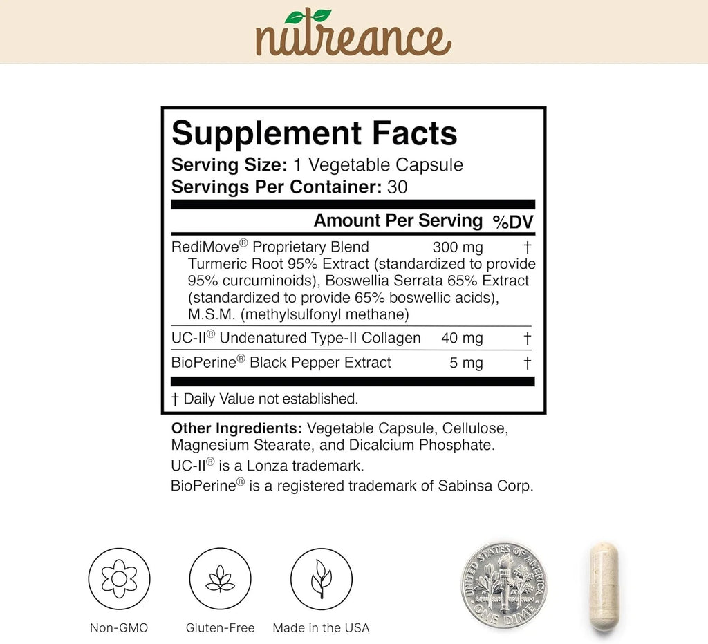 Suplemento natural de apoyo articular - sin OGM, sin gluten -