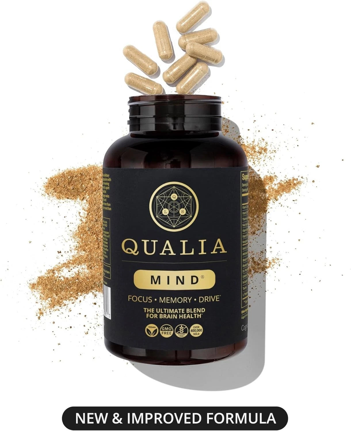 Qualia Mind Brain 2.0 Supplement Nootropics - 120 Capsules - New