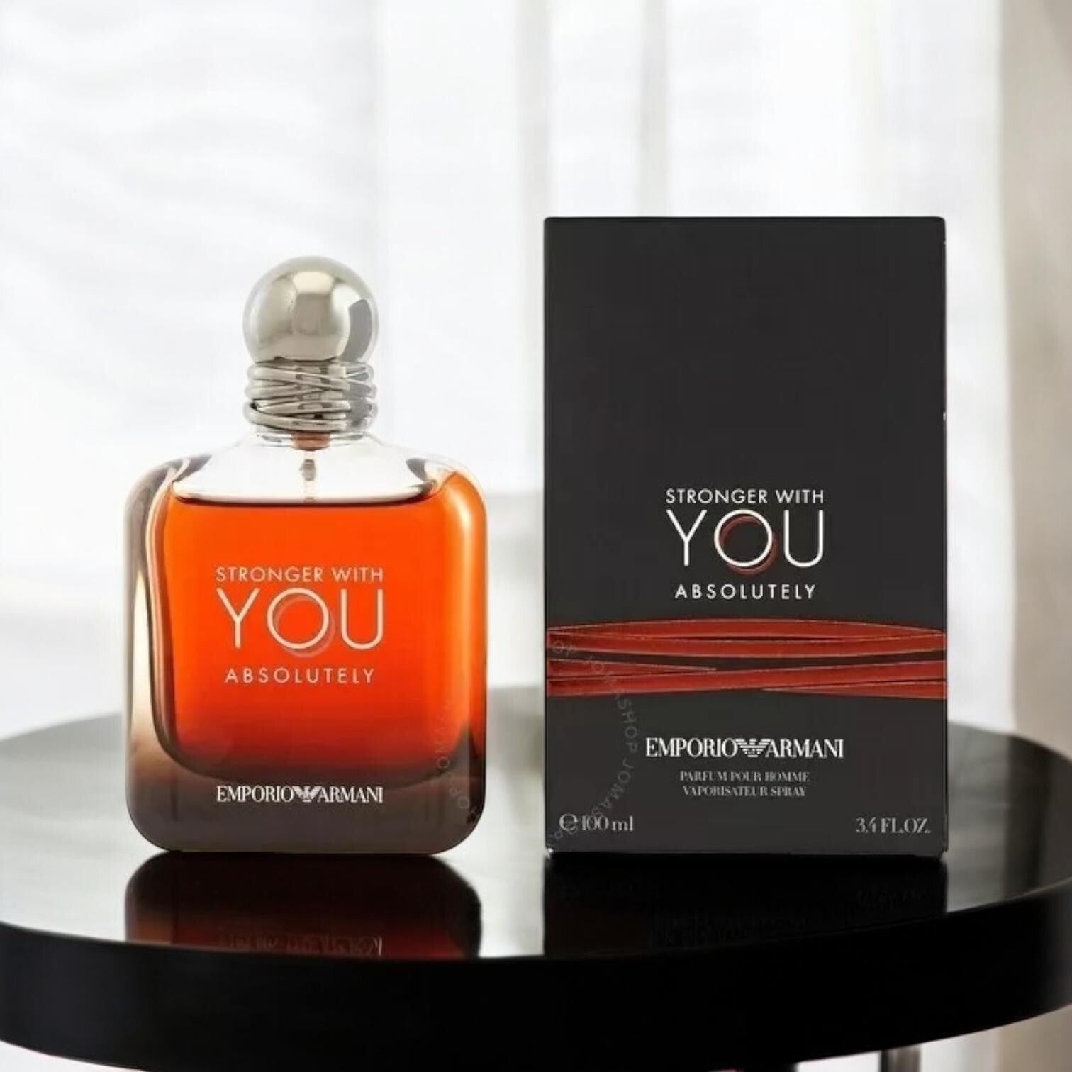 Emporio Armani Stronger With You Absolutely Parfum 100ml/3.4 Oz Perfume Men NIB