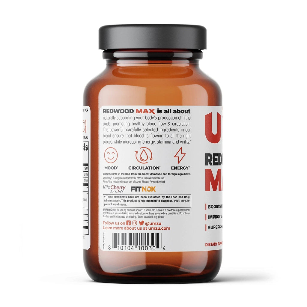 UMZU Redwood Max: Boost Nitric Oxide & Stamina