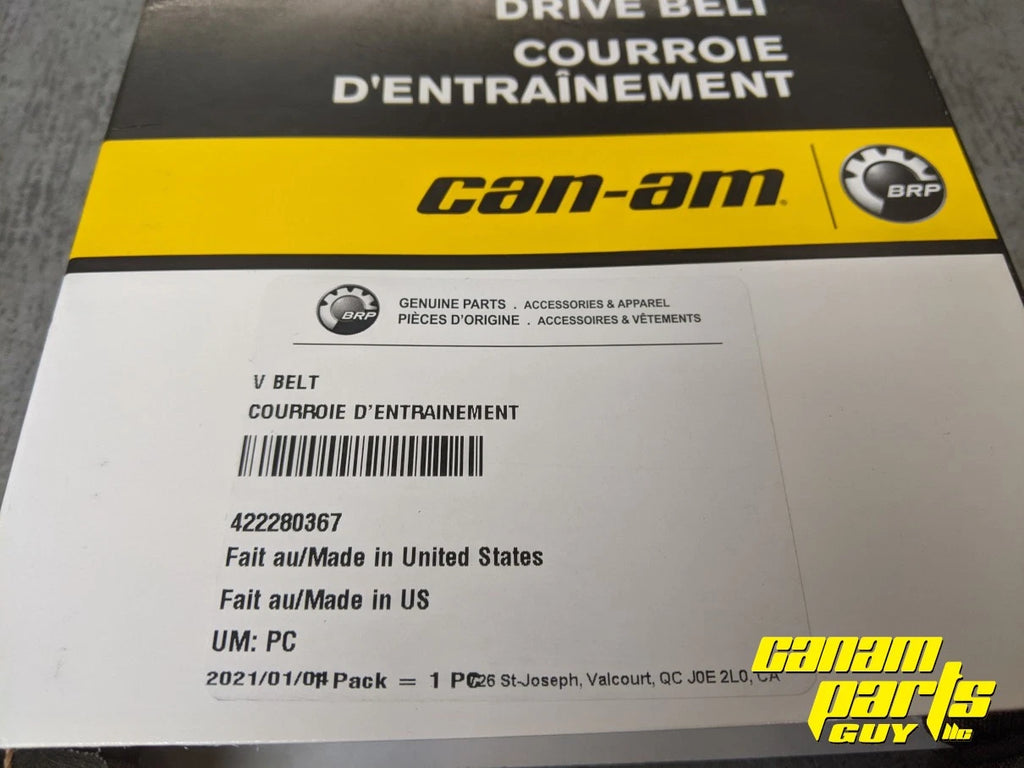 Can Am OEM Maverick Belt 422280367 Renegade Outlander Commander 500 650 800 1000